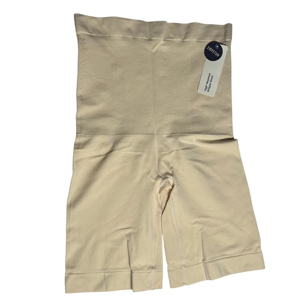 Empetua High Waisted Nude Slimming Compression Shaper Shorts Medium Large New